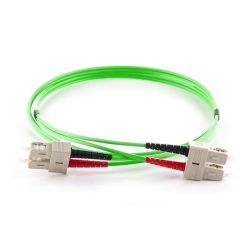 BLUE GREEN - Jarretière Multimode Duplex OM5 SC/SC