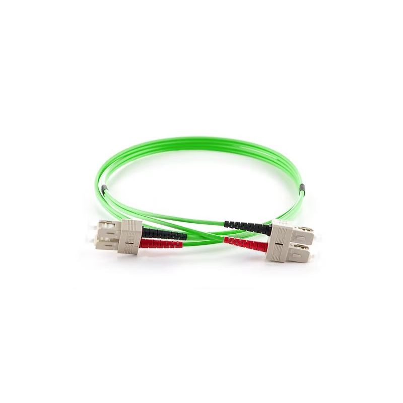 BLUE GREEN - Jarretière Multimode Duplex OM5 SC/SC