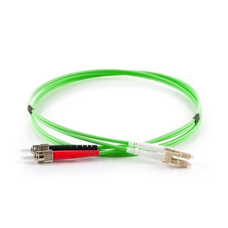 BLUE GREEN - Jarretière Multimode Duplex OM5 LC/ST