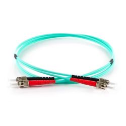 BLUE GREEN - Jarretière Multimode Duplex OM3 ST/ST