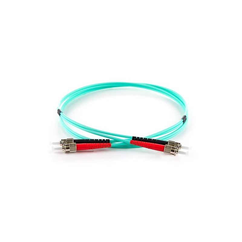 BLUE GREEN - Jarretière Multimode Duplex OM3 ST/ST
