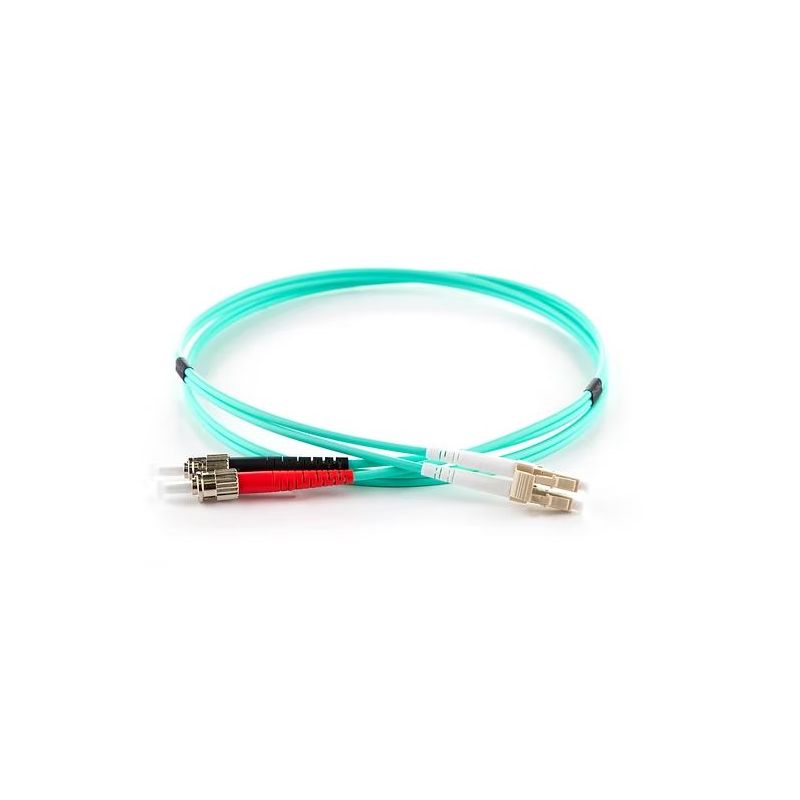 BLUE GREEN - Jarretière Multimode Duplex OM3 LC/ST