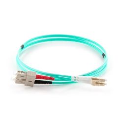 BLUE GREEN - Jarretière Multimode Duplex OM3 LC/SC