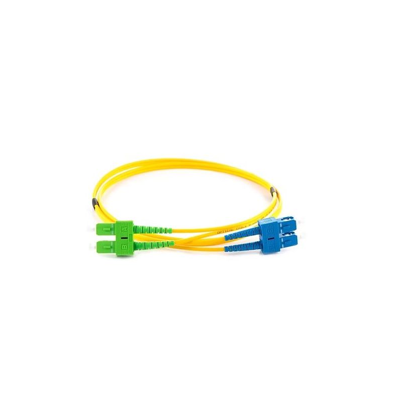 BLUE GREEN - Jarretière Multimode Duplex OS2 SC/SCA