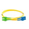 BLUE GREEN - Jarretière Multimode Duplex OS2 SC/SCA