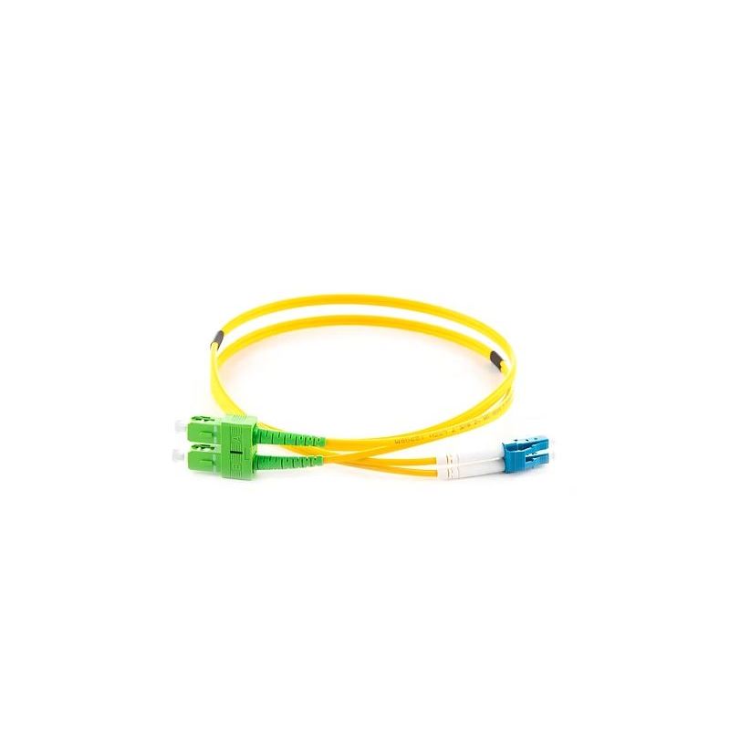 BLUE GREEN - Jarretière Multimode Duplex OS2 LC/SCA