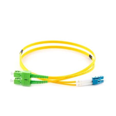 BLUE GREEN - Jarretière Multimode Duplex OS2 LC/SCA
