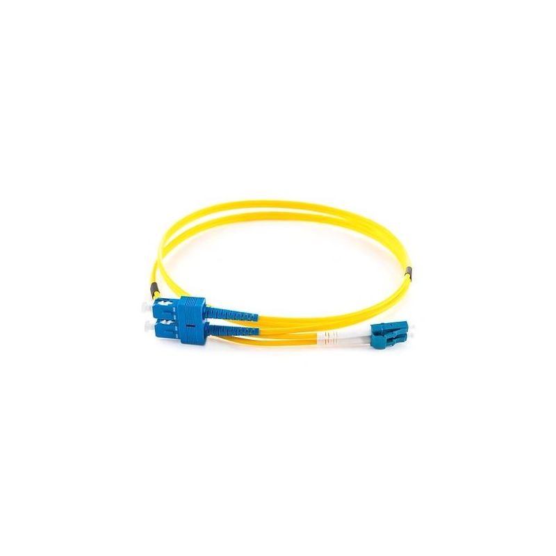 BLUE GREEN - Jarretière Multimode Duplex OS2 LC/SC