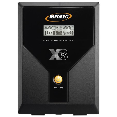 INFOSEC - X3 EX 1600 LCD USB FR/SCHUKO
