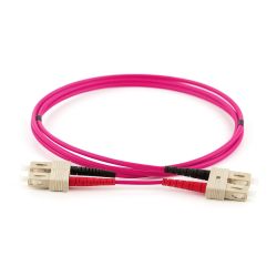 BLUE GREEN - Jarretière Multimode Duplex OM4 SC/SC