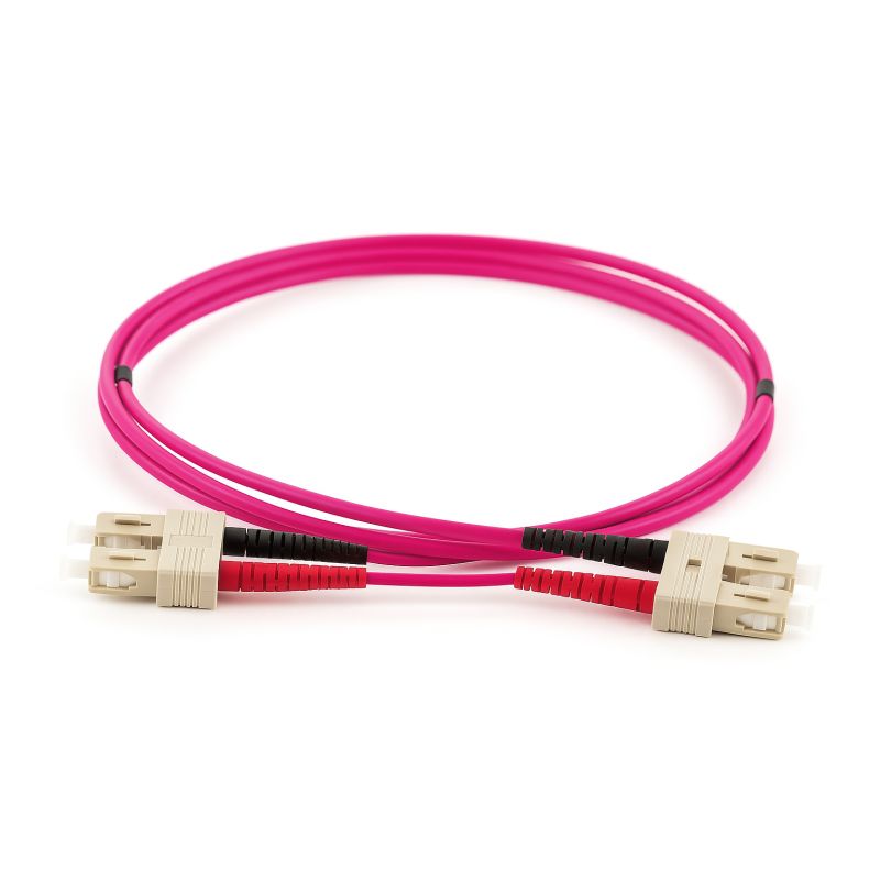 BLUE GREEN - Jarretière Multimode Duplex OM4 SC/SC