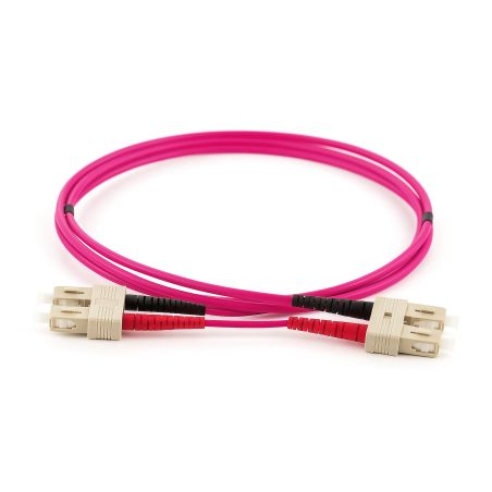 BLUE GREEN - Jarretière Multimode Duplex OM4 SC/SC