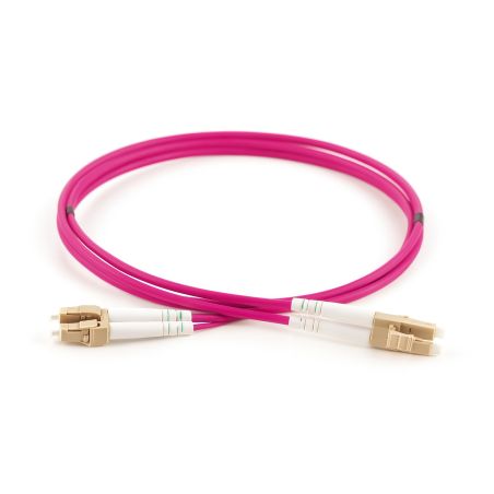 BLUE GREEN - Jarretière Multimode Duplex OM4 LC/LC