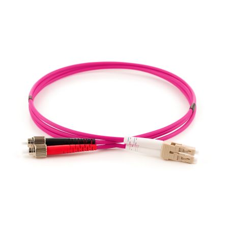 BLUE GREEN - Jarretière Multimode Duplex OM4 LC/ST