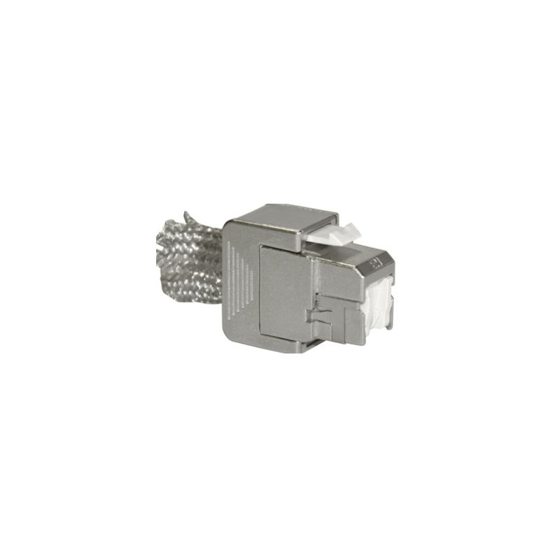 Connecteur blindé RJ45 CAT6a STP - Lot de 8
