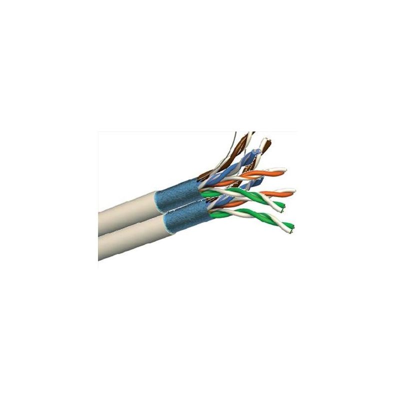 Câble d'installation Cat6 F/UTP 350Mhz - 2x4 paires 500m