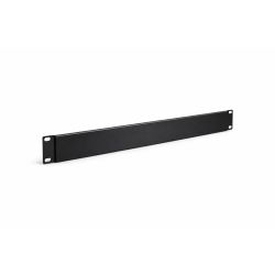 Face avant pleine 19" 1U Noire