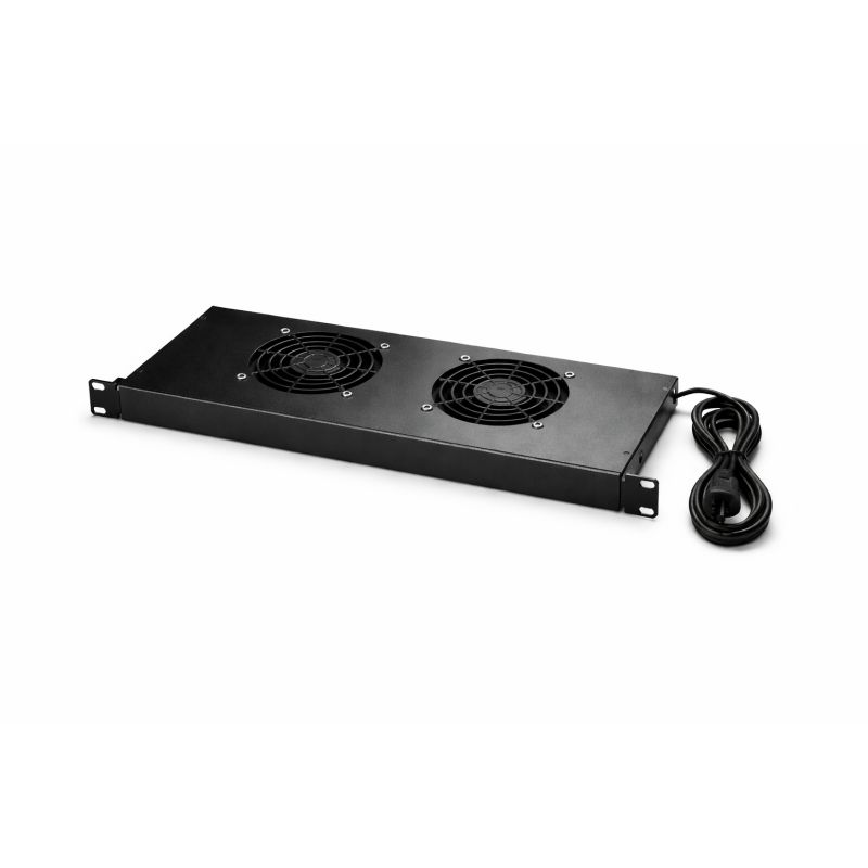 Rack de ventilation 19'' - 2 ventilateurs sans thermostat - 1U rackable