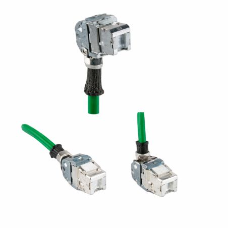 Connecteur blindé RJ45 CAT6a STP 360°