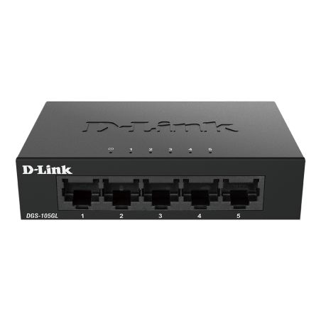 D-LINK – DGS-105GL – Switch 5 × 1 GbE – non-PoE