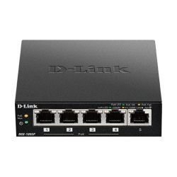 D-LINK – DGS-1005P – Switch 5 × 1 GbE PoE+ – 60 W budg.