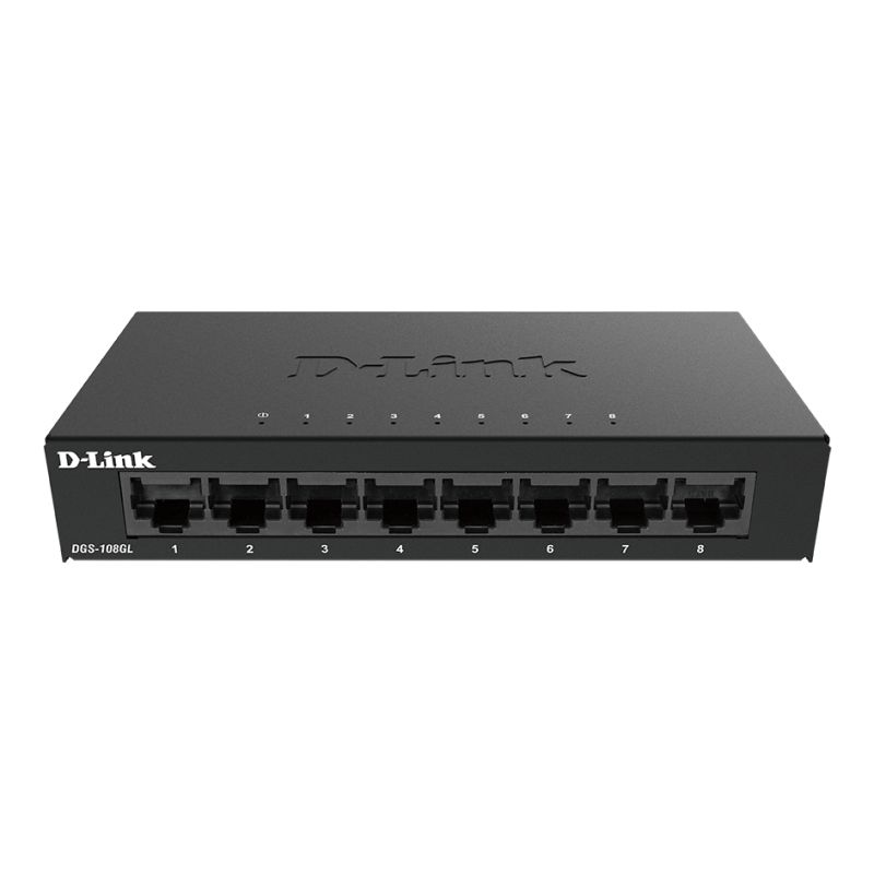 D-LINK – DGS-108GL – Switch 8 × 1 GbE – non-PoE