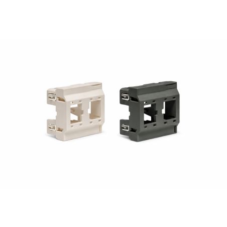 Plastron droit pour connecteur 2x1 port - SPECIAL
