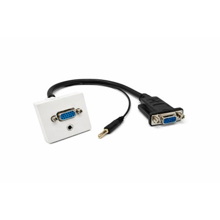 Cordons VGA + audio plastron 10m M/F