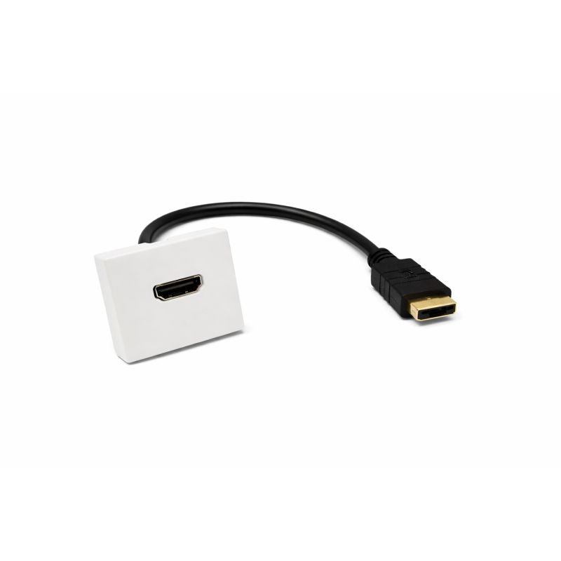 Cordon HDMI avec plastron