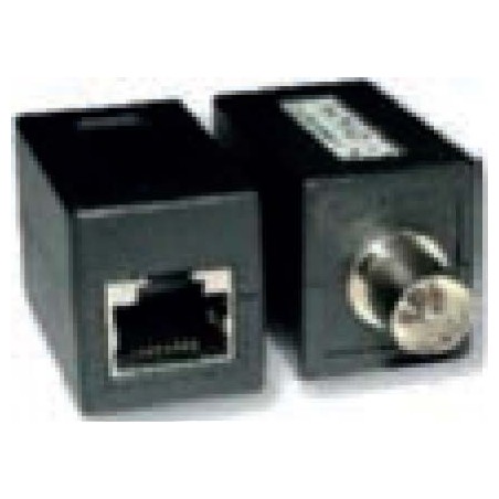 Adaptateur RJ45 Femelle/Antenne TV 9.52 Mâle