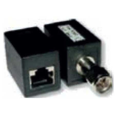 Adaptateur RJ45 Femelle/Antenne TV F Mâle