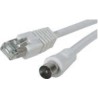 Cordon RJ45 vers TV 9.5