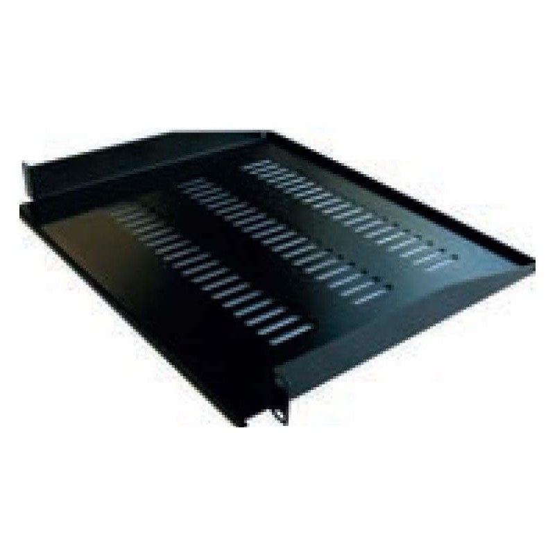 Etagère fixe 19'' profondeur 290 mm Noire 1U 25kg
