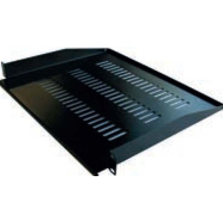 Etagère fixe 19'' profondeur 290 mm Noire 1U 25kg