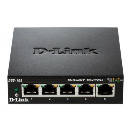 D-LINK - DGS-105 - Switch 5 ports Gigabit