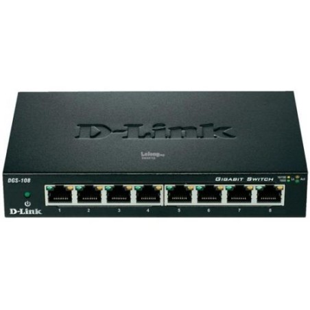 D-LINK - DGS-108 - Switch 8 ports Gigabit