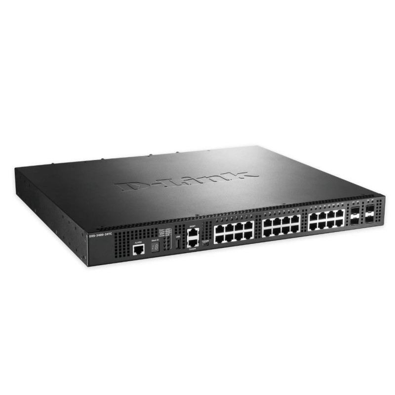 D-LINK - DXS-3400-24SC - Switch Top-of-Rack 20 ports Ethernet 10GbE SFP+ -4 ports Combo 10GbE/SFP+ - 480 Gbps