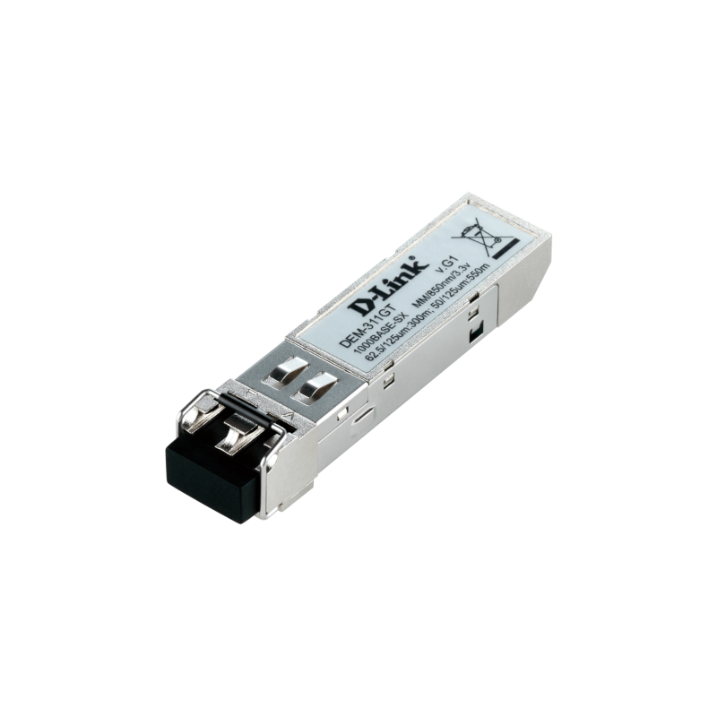 D-LINK - DEM-311GT - Transceiveur mini-Gbic fibre multimode SFP LC 1000Base-SX (550m)