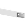 Moulure LFG 15x30-9010, PVC, avec perforation de l'embase, blanc alpin - Vendu au mètre
