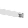 Goulotte LFG 40x60-9010, PVC, avec perforation de l'embase, blanc alpin - Vendu au mètre