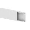 Moulure Mini 15x50L-9010, PVC, avec perforation de l'embase, blanc alpin - Vendu au mètre