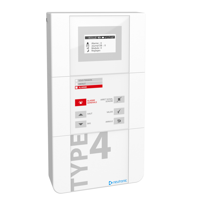 Neutronic - Centrale Type 4 adressable