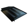 Etagere fixe 19" 1U prof. 550 fixation avant et arriere Noire