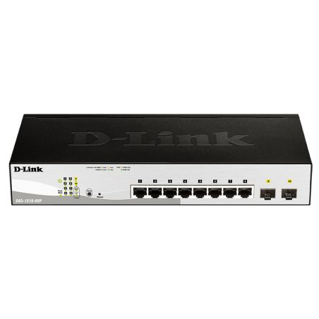 Smart Nuclias Connect L2 8 ports Gigabit PoE/PoE+ 2 ports SFP Budget PoE 65 W - Switch ONVIF