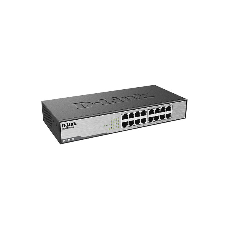 D-LINK – DES-1016D – Switch 16 × 10/100 Mbps – rackable