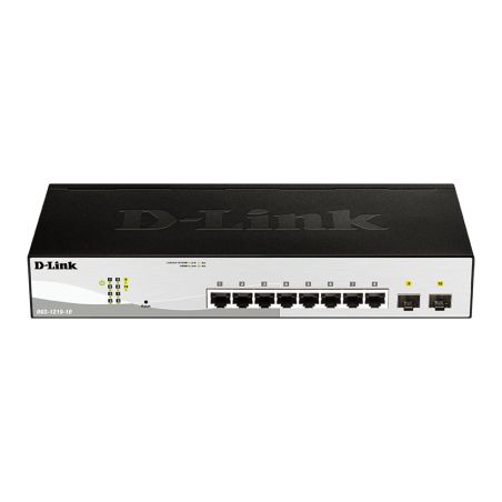 D-LINK - DGS-1210-10 - Switch 10 ports Gigabit - 2 ports SFP - Smart Managed
