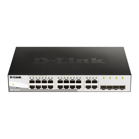 D-LINK - DGS-1210-20 - Switch 20 ports Gigabit - 4 ports Combo GbE/SFP - L2
