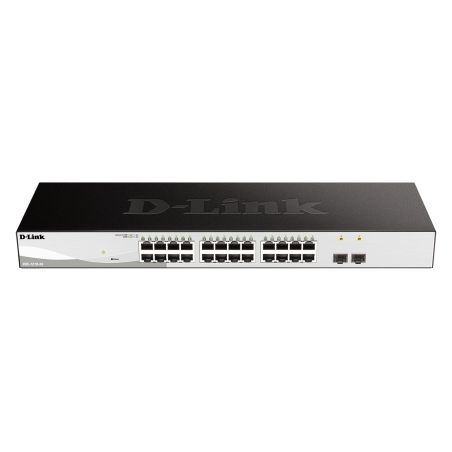 D-LINK - DGS-1210-26 - Switch 24 ports Gigabit - 2 ports SFP - Rackable - L2