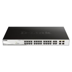 D-LINK - DGS-1210-28MP - Switch 28 ports Gigabit PoE+ - 4 ports Combo GbE/SFP - 370W