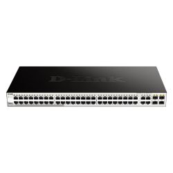 D-LINK - DGS-1210-52 - Switch 52 ports Gigabit - 4 ports Combo GbE/SFP - Rackable